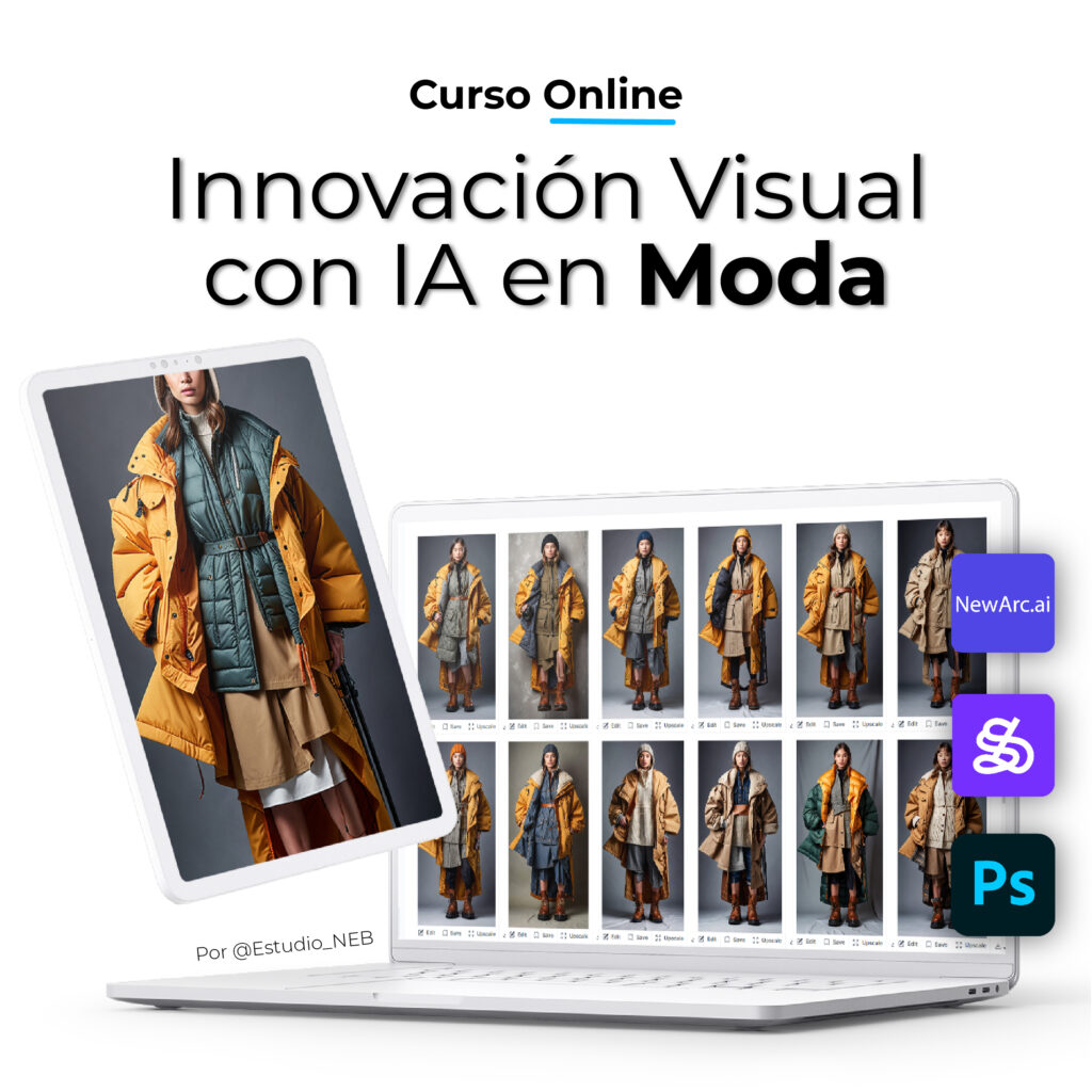 Moda Visual Innovación visual con IA en Moda - Estudio NEB