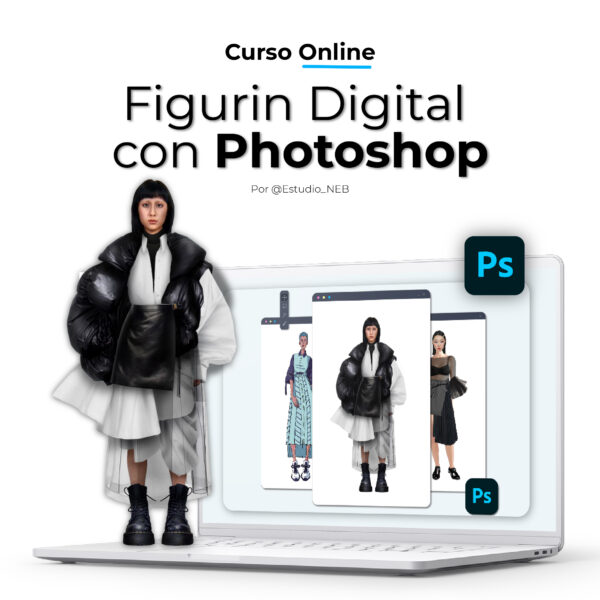 ilustracion digital de moda en adobe photoshop